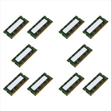 10 módulos de memória RAM DDR2 de 2GB, 667MHz PC2 5300, para laptops AMD, 1.8V, 200 pinos, SODIMM.