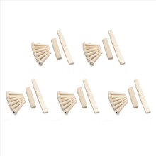 30 pinos de ponte + rastilho + rastilho de osso / osso para violão acústico branco