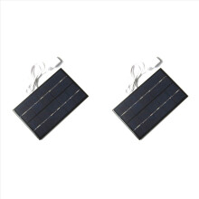 Módulo de Mini Painel Solar USB 2X 2W 5V 380MA para Carregador de Celular/Ventilador USB DIY em Célula Solar de Polissilício