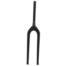 Front Fork For Mountain Bike High Strength Carbon Fiber With Threadless Straight Tube Adjustable Rebound Speed Disc Brake Compatible For 700C Tire Smo