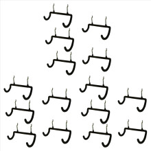 15PCS Pegboard Drill Holder Heavy Duty Hooks,Pegboard Double Hooks Drill Hanger Hook for Drill,Accessories