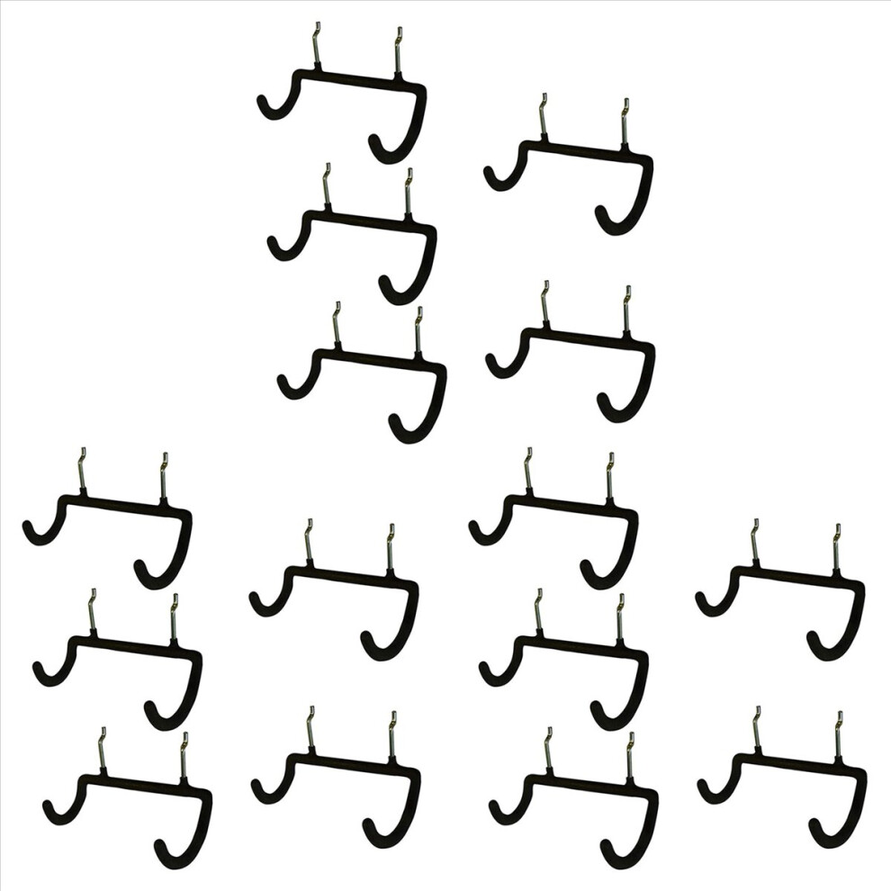 15Pcs Pegboard Drill Holder Heavy Duty Hooks,Pegboard Double Hooks Drill Hanger Hook For Drill,Accessories 4853316777830