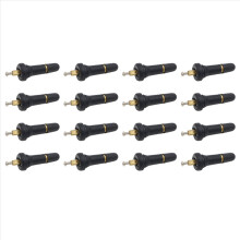 Kit de servicio de vástago de válvula TPMS de goma a presión (16 piezas) 20008 9L3Z1700A, 15263240 68058766AA 28194SC000