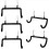 15PCS Pegboard Drill Holder Heavy Duty Hooks,Pegboard Double Hooks Drill Hanger Hook for Drill,Accessories 3