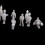 Model People Figures Scale 1:200 Pack of .1000pcs White Assorted Style 5