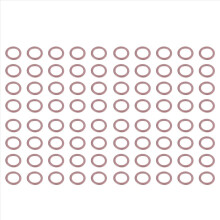 80 Stück 10 mm x 14 mm x 1 mm Kupfer-Unterlegscheiben, Dichtungsabstandshalter