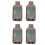 Adattatore audio per scheda audio 3D per cuffie stereo con jack da 3,5 mm per microfono e USB 4X PC 1