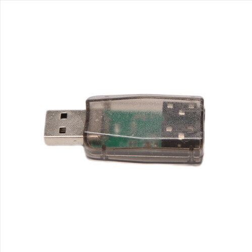 Adattatore audio per scheda audio 3D per cuffie stereo con jack da 3,5 mm per microfono e USB 4X PC 2