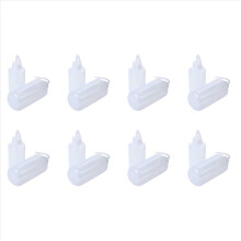 Paquete de 16 botellas de riego de plástico para plantas y flores, con boca curva, para apretar (250 ml y 500 ml)