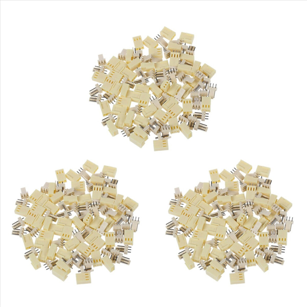 150 Pieces Kf2510-3P 2.54Mm Pcb Header 3-Pin Connector Crimp Terminal Housing 4853316784197