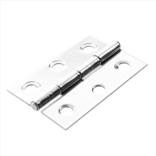 Conjunto de 8 dobradiças de aço inoxidável de 2 polegadas (4,4 x 3,1 cm) para portas de armários. 1