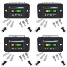 Medidor de batería para carrito de golf (4 unidades, 48 V, LED, IP65)