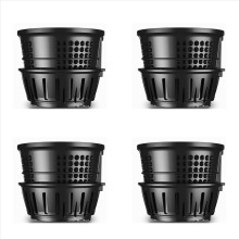 4 filtros combinados para exprimidor, accesorios para exprimidor, recoge el orujo