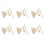 36 Bridge Pins + Saddle + Bridge Saddle Bone / Bone Acoustic Guitar White 1