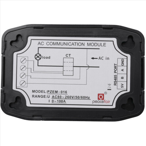 10X AC Single Phase Watt Energy Meter RS485 Modbus 220V 100A Voltage Current Frequency Power Factor Kwh Meter 2