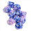 30Pcs/Set 10 Sided D10 Polyhedral Dices Numbers Dials Desktop Table Board Game PXPF,Style 2 3