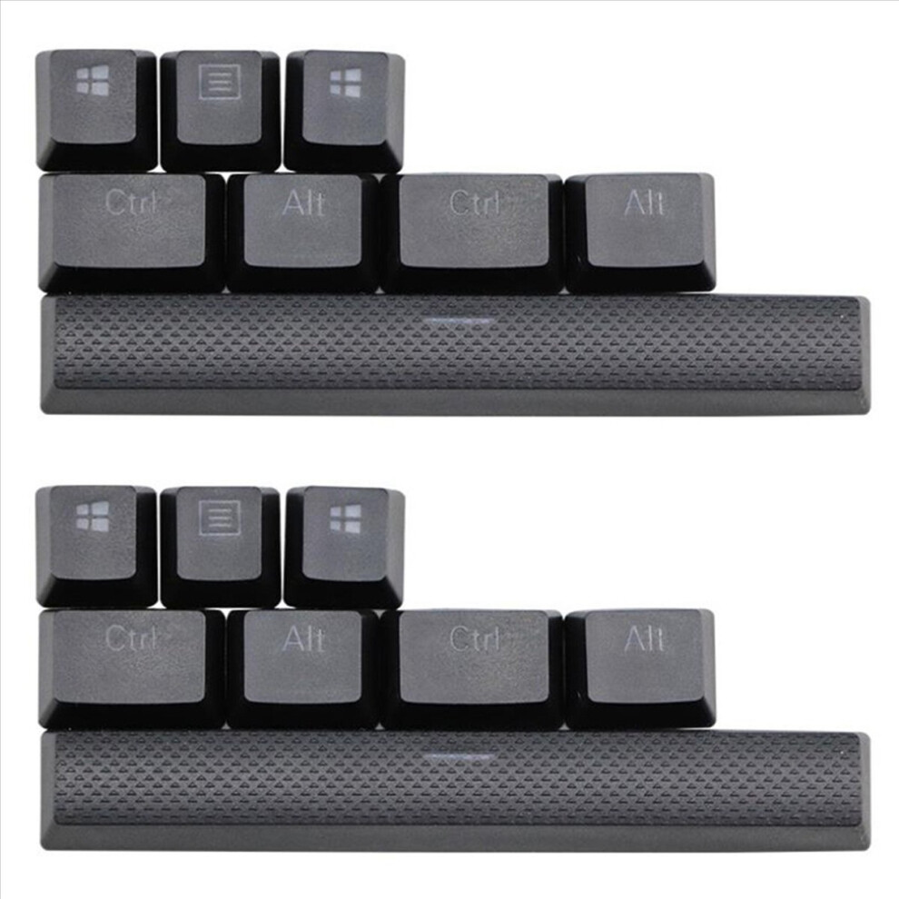 16X Pbt Keycaps For K65 K70 K95 For G710+ Mechanical Gaming Keyboard, Backlit Key Caps(Black) Black 4853316785026
