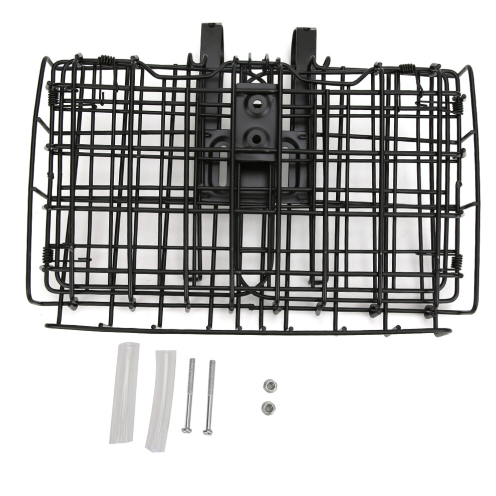 Heavy Duty Material, Bicycle Basket With Large Capacity, Adjustable For Front And Back, Folding Design For Compact Storage, Sturdy Construction, Versa 9139052197664