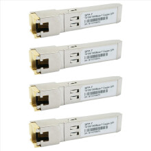 4x Gigabit RJ45 SFP Modul 10/100/1000Mbps SFP Kupfer RJ45 SFP Transceiver Gigabit Ethernet Switch