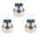 3X προσαρμογέας OTDR SC Connector Οπτικών Ινών Προσαρμογείς για Tester OTDR 1