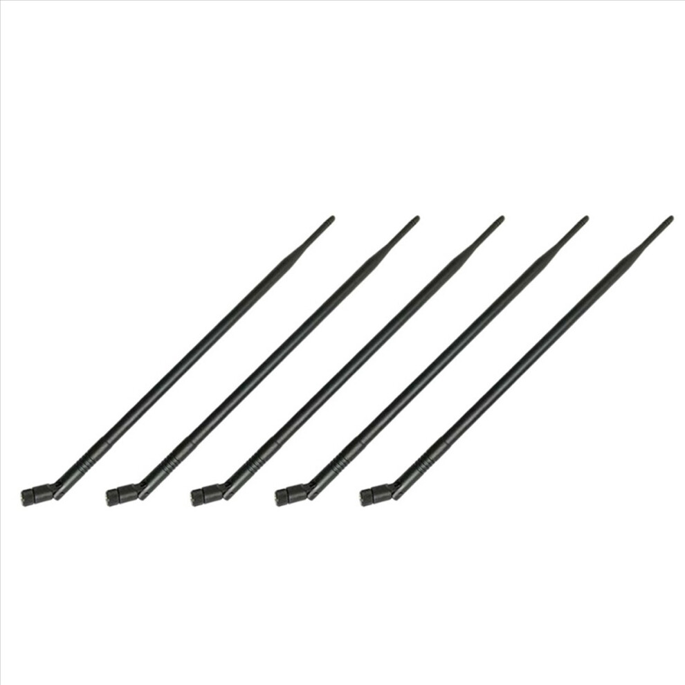 5Pcs 9Dbi Rp-Sma Dual Band 2.4Ghz 5Ghz High Gain Wifi Router Wireless Tilt Antenna 4853316786979