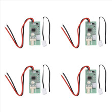 4x DC 12V 4-draads PWM-ventilatortemperatuurregelaar, snelheidsregelaar, gouverneurregelaar voor pc-computer-CPU-ventilatorkoeleralarm