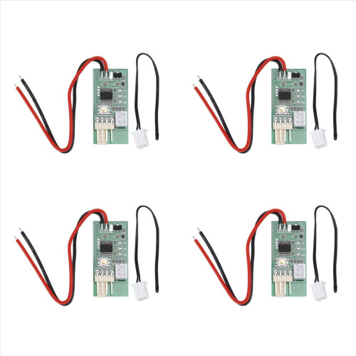 4X DC 12V 4-vodičový PWM regulátor teploty ventilátora, regulátor otáčok, regulátor pre PC, chladič ventilátora CPU, alarm