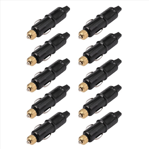 10X 12/24V Ανταλλακτικός Φορτιστής & Σετ Ασφαλειών για Αναπτήρα Αυτοκινήτου