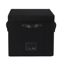 Aufbewahrungsbox für Schallplatten, LP-Album-Organizer-Hülle, Stoff-Schallplattenkiste zum Schutz Des Albums und für Einfachen Zugriff