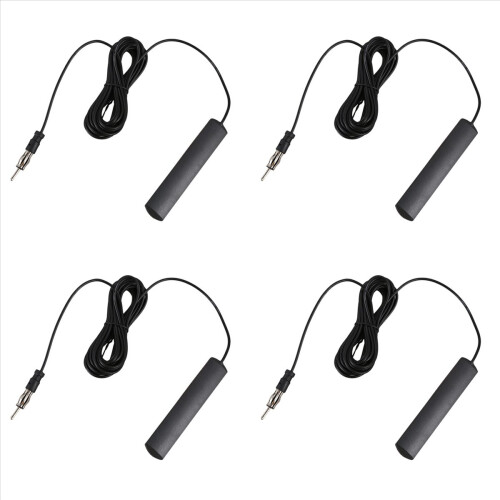 4x Universal-Dipolantenne für Autoradios (AM/FM)