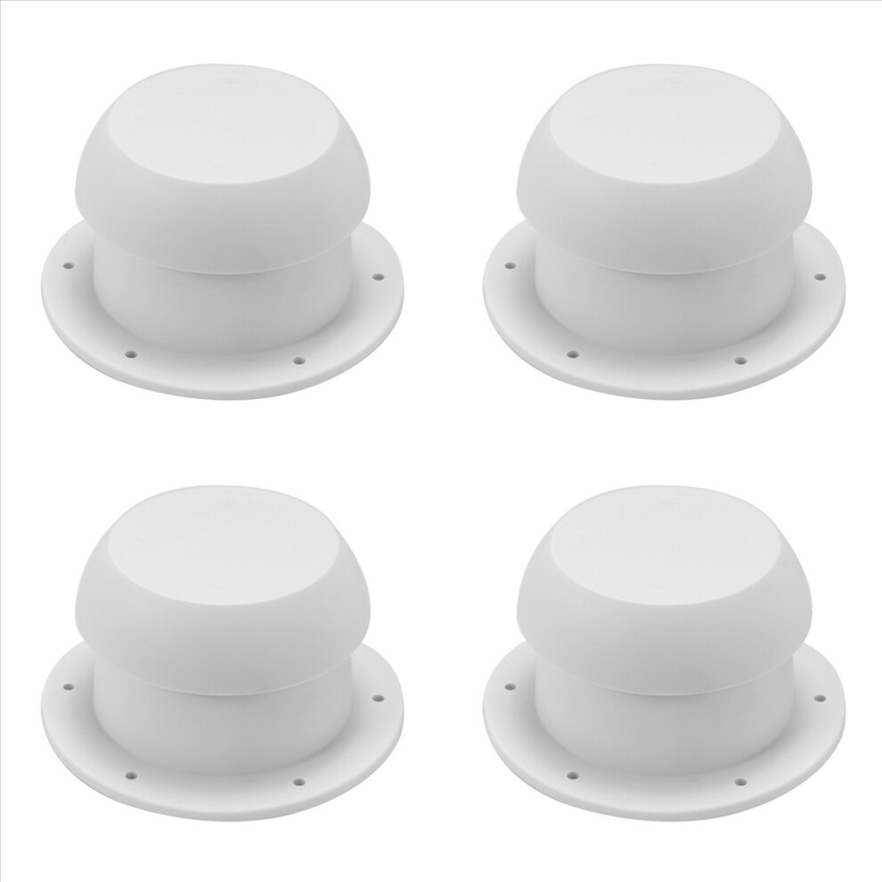 4X Round Mushroom Head Shape Ventilation Cap For Rv Accessories Top Mounted Round Exhaust Outlet Vent Cap 4853316797807