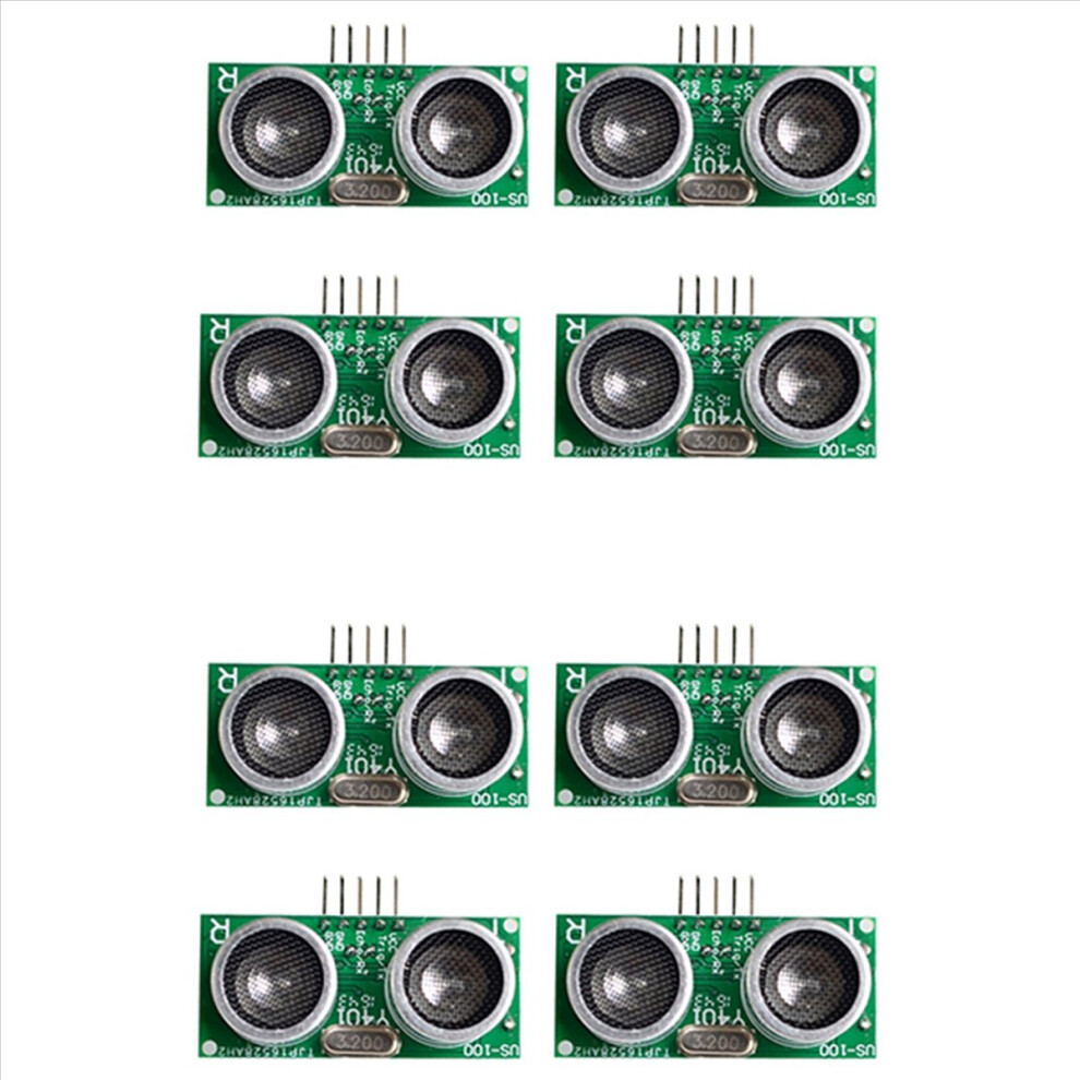 8Pcs Us-100 Ultrasonic Sensor Module Dc 2.4V - 5V With Temperature Compensation Range Distance 4853316794769