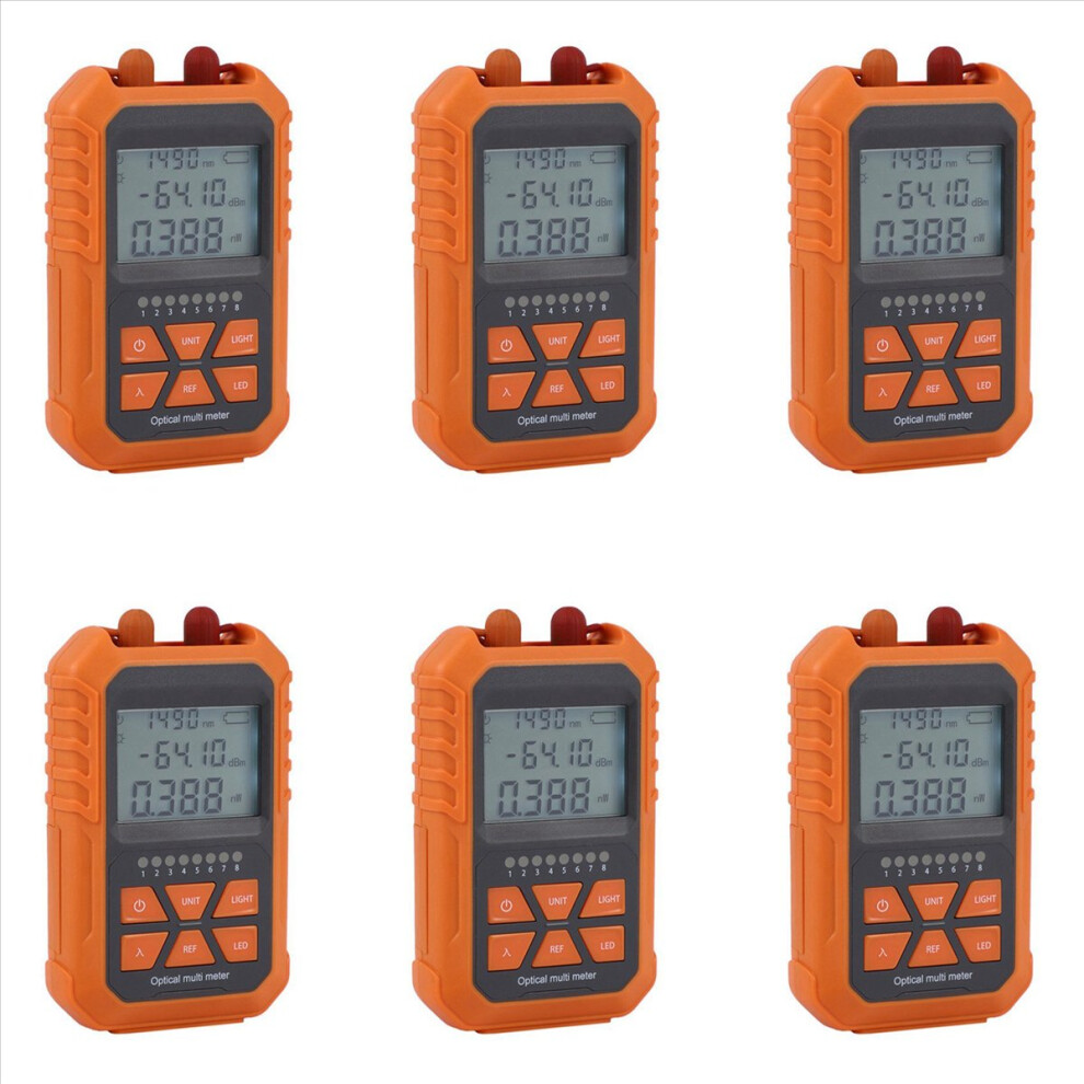 6X 3In1 Optical Power Meter Visual Fault Locator Network Cable Test Led Lighting Optical Fiber Tester 1Mw With 5Km 4853316789758