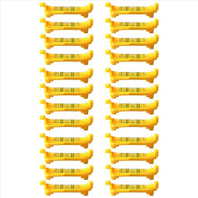 Conjunto de 24 fios de nivelamento para levantamentos topográficos, construção civil, assentamento de tijolos, etc. (Amarelo)