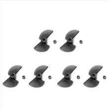 6Pcs FT012-9 Rudder Tail Propeller 2 Blades Propeller for FT012 2.4G Brushless RC Boat Spare Parts Accessories