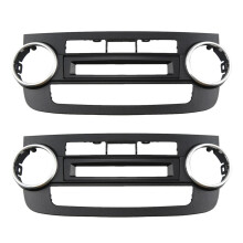 2X Fascia A/C Air Conditioning Panel for -V 2007-2012 Dash Kit Install Facia Console Bezel Adapter Plate AT
