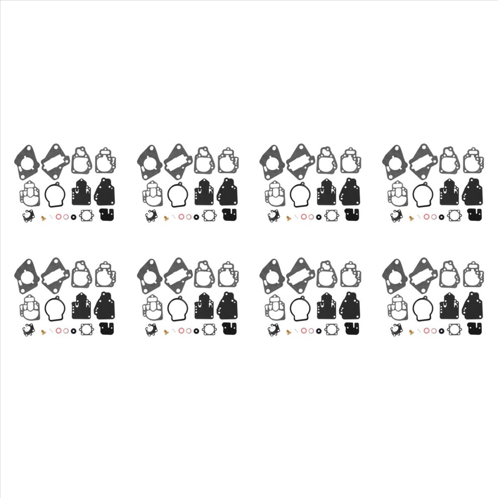 8X Motorcycle Carburetor Rebuild Kit Carburetor Repair Kit For Replaces 1395-97611 1395-9645 1395-9761 4853316796275