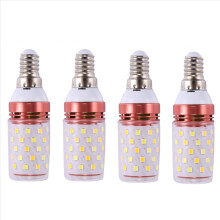 4X 3 Color Temperatures Integrated SMD LED Corn Lamp E14 AC85V - 265V Warm White High Light 12W