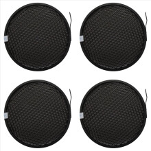 4x Fotostudio 16,8 cm 60 Wabengitter für 7-Zoll-Standardreflektor-Diffusor-Lampenschirmschale