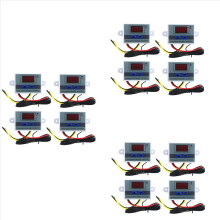 Controlador de temperatura digital LED 220V AC (12 peças) Xh-W3001 para incubadora, com sensor de termostato para aquecimento e resfriamento.