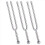 3X A Tuning Fork - "A" 440 Hz με μαλακή θήκη 1