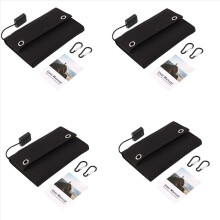 4X 12W Foldable USB Solar Panel Portable Folding Waterproof Solar Panel Charger Outdoor Mobile Power Battery Charger