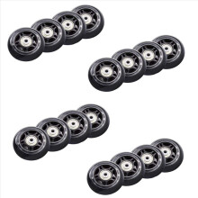 16 Stück Rollschuhe, nicht blinkende Rollen, 70 x 24 mm Kugellager, rutschfest