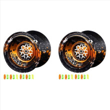 Nicht reagierendes Jojo, professionelles Jojo für Kinder, Aluminium-Jojo-Ball für Anfänger mit 20 Jojo-Schnüren