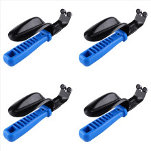 Outil d'ébavurage portable double pour tôles (lot de 4) avec protection, lames de coupe de 1 à 12 mm, lame de coupe pour ébavurage