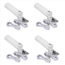 Antena externa 4G LTE SMA 4X, antena externa 3G 4G 10-12DBi com conector SMA duplo para roteador/modem 3G 4G