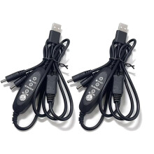 2 Stück USB-Lüfterdrehzahlregler, 3-Stufige Windkrafteinstellung, Kühlung, Kleidung, Lüfterkabel, Lüfterregler, Adapteranschluss