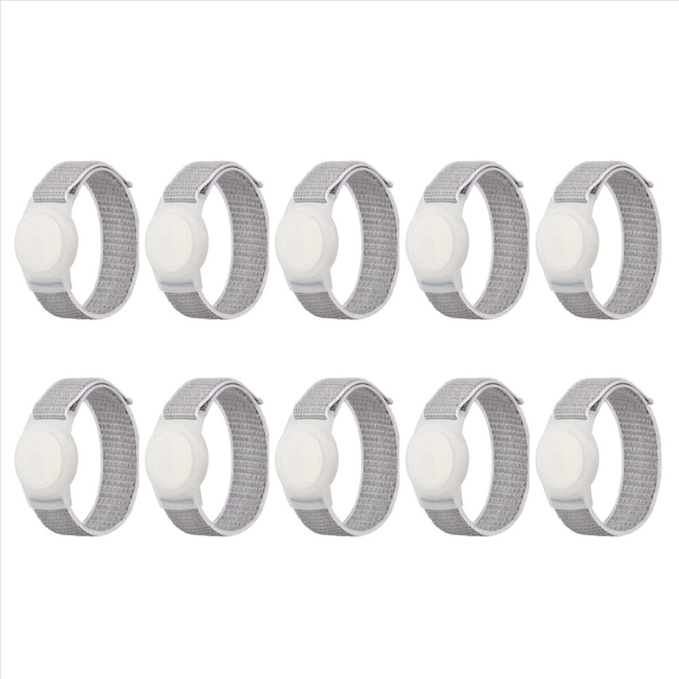 10X Kid Wristband Compatible With Protective Case For Air Tag Gps Tracker Holder With Nylon Bracelet H 4853316788041