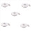 5X RJ11 6P4C σε RJ45 8P4C Αρθρωτό Καλώδιο Προέκτασης Internet για Τηλέφωνο 3 Μέτρα 1