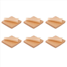 3000 Folhas de Papel Manteiga Não Branqueado para Assar, em Polegadas, Antiaderente e Pré-cortada, Perfeitas para Embrulhar Alimentos